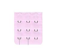 Yurosiay Lot de 8 rallonges de soutien-gorge pour femme - 3 crochets - Multicolore - Large - Doux et confortable - 3 crochets - 3 rangées - Pour femmes et filles - 4,5 x 5 cm - Rose