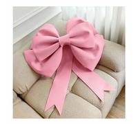 Yurosiay Nœud géant à faire soi-même, super grand, décoratif, à suspendre, pour mariage, voiture, Noël, fête, maison, rose, 50 cm