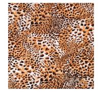 Yurosiay Tissu en velours - 150 x 100 cm - Motif tigre - Zèbre - Léopard - Tissu décoratif en velours - Vendu au mètre - Doux - Tissu imprimé d'un côté pour la couture et la décoration - 1#