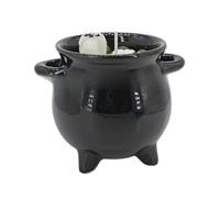 Yurosuis Bougies d'Halloween,Brûleur de Bougie Squelette | Diffuseur d'Huiles Essentielles pour Aromathérapie avec Pot à Bulles Design Léger pour Table d'Intérieur et Maison