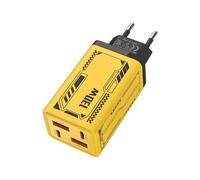 Yurosuis Chargeur Secteur Téléphone,Chargeur Secteur pour Téléphone - Adaptateur Cube Charge Rapide 130W Ports Multiples pour Voyage Voiture Bureau Mur