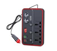 Yurosuis Convertisseur pour Voiture - avec Prise USB Charge Rapide,Convertisseur de Courant Continu Alternatif,pour Auto Berline Pickup Camionnette SUV RV Ordinateur Portable Téléphone