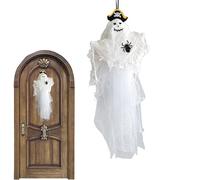 Yurosuis Décoration d'extérieur effrayante - Accessoire de fête d'Halloween - Décoration pour jardin, cour, chambre à coucher, porte d'entrée, salon, fenêtre, terrasse