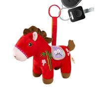 Yurosuis Décorations De Cheval pour Le Nouvel an Chinois | Doux Mignon Chinois Portable Porte-Clés Charm | Porte-clés Mascotte Cheval - pour Maison Tables À Manger Bureaux Cafés Canapés Lits
