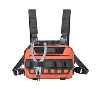 Yurosuis Fischer Sac de poitrine - Sangle de poitrine sport | Rangement d'appâts Jogging Sac à bandoulière léger Unisexe pour vélo, entraînement, chasse, camping, randonnée, Orange, voir description