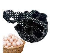 Yurosuis Panier De Ramassage D'Œufs,Organisateur Portable À 7 Poches | Collecteur D'Œufs Pour La Maison,pour Cuisine de Ferme Maison Jardin Arrière-cour Produits Femme au Foyer Propriétaires de