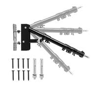 Yurosuis Support Murale pour Ring Light, Bras Articulé Triangulaire pour Ring Light Murale, Support d'Éclairage pour Studio Salon Coiffeur Photographe Maquilleur Enregistrement, Photographie Salon