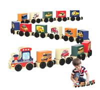 Yurosuis Train en Bois | Jouet Éducatif - Jouets De Train Magnétique - pour Chambre Étude Activité Familiale Maternelle Préscolaire École Garderie Éducation À La Maison