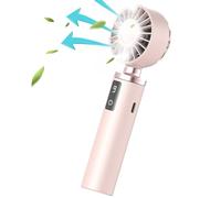 Yurosuis Ventilateur de Poche Portable - Batterie 1800mAh à 9 Vitesses | Ventilateur Personnel Nomade | pour le Camping la Pêche les Pique-niques la Plage la Randonnée et les Activités Extérieures