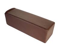 YURRO Coussin de canapé personnalisable pour la lecture et la détente, coussin d'accoudoir en mousse à mémoire de forme pour combler l'espace de lit, housse en cuir amovible