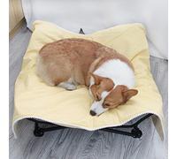 YURRO Couverture double face anti-poils imperméable pour gros chien, couverture en flanelle pour chien, tapis de couchage chaud pour canapé/canapé