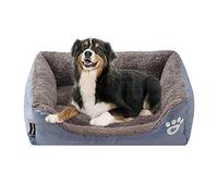 YURRO Panier pour chien lavable XL - Lit réversible pour animal domestique - Antidérapant - Chaise longue orthopédique imperméable