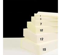 YURRO Plaque Mousse Haute Densité,Coussin en Mousse Multifonctionne,à Découper à n'importe Quelle Taille pour Canapé ou Siège,DIY de Mousse 3cm (5cm,60x40cm)