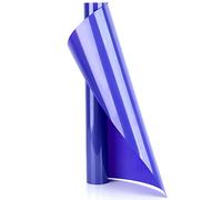 YURROAD 100cm x 30cm - Flex Thermocollant pour Tissu Thermocollant Vinyle Transfert de Chaleur (Bleu)