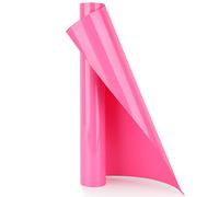 YURROAD 100cm x 30cm - Flex Thermocollant pour Tissu Thermocollant Vinyle Transfert de Chaleur (Rose)