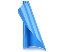 YURROAD Flex Thermocollant Bleu Lac, 100cm X 30cm Rouleau Flex Thermocollant Vinyle Transfert de Chaleur, Flex Thermocollant pour Tissu, T-shirts, Vêtements, Vinyle Thermocollant Bleu Lac