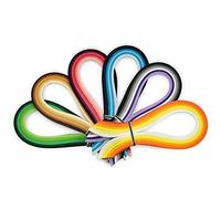 YURROAD Kit de Quilling Paper 36 Couleurs 720 Bande de Papier pour Quilling 1,5 mm Largeur, 39cm Longueur, 6 Paquets