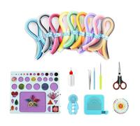 YURROAD Kits de Quilling avec 900 Bandes de Papier pour Quilling 3mm Large et Outils Quilling - BK13
