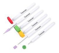YURROAD Outil Quilling 6pcs Multifonctionnels Stylo Quilling Fente pour 1,5/3/5/7/ 10mm Bande de Papier Quillling Outils à Fente Quilling Stylo pour Débutants Bricolage Quilling Artisanat Cadeau