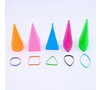 YURROAD Outils Quilling 5pcs Quilling Border Buddy Towers pour Quilling Papier, Accessoire pour Quilling, 5 Formes Outil Quilling pour Bricolage en Papier