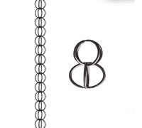 yurstcggh Descente de Gouttière Chaine,Chaine de Gouttière,Durable,Prévention de la Rouille,Remplacement pour Les Descentes Pluviales,Système de Déviation Pluviale avec Coupes 1.5m