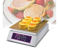 yurstcggh Machine De Fabrication De Soufflé électrique,Machine à Crêpes,Grills électriques,Antiadhésive,Outils de pâtisserie,Cuit uniformément les desserts, les crêpes et les mini-gâteaux-Tête simple