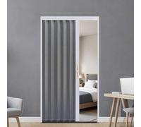 yurstcggh Porte Pliante D'intimité Internes pour Placard de Porte de Salle de Bain,Séparateur de Pièce Accordéon Extensible sur Mesure pour Cuisine, Salle de Bain 83×204cm