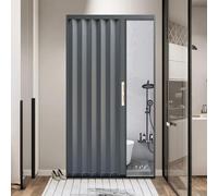 yurstcggh Porte Pliante D'intimité Internes pour Placard de Porte de Salle de Bain,Séparateur de Pièce Accordéon Extensible sur Mesure pour Cuisine, Salle de Bain 83×220cm