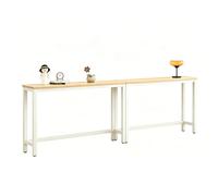 yurstcggh Table Console D'entrée 160cm Couleur Bois Bout de Canapé Étroit,Table Console Fine,idéale pour optimiser l'espace derrière Les Portes,Les canapés,dans Les entrées et Les couloirs
