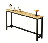 yurstcggh Table Console D'entrée 80cm Couleur Bois Bout de Canapé Étroit,Table Console Fine,idéale pour optimiser l'espace derrière Les Portes,Les canapés,dans Les entrées et Les couloirs