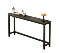 yurstcggh Table Console D'entrée 80cm Noir Bout de Canapé Étroit,Table Console Fine,idéale pour optimiser l'espace derrière Les Portes,Les canapés,dans Les entrées et Les couloirs