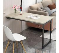yurstcggh Table Pliante Murale Rabattable, Table Pliante Mur Cuisine,Bureau Mural Rabattable, Fixée Au Mur, Économiser De l'espace 90×60×75cm