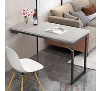 yurstcggh Table Pliante Murale Rabattable, Table Pliante Mur Cuisine,Bureau Mural Rabattable, Fixée Au Mur, Économiser De l'espace 90×60×75cm
