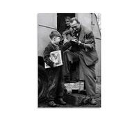 YURUOXIMAO Affiches et impressions Senza Cornice Django Reinhardt e bambini Tela Arte della parete Soggiorno Poster Camera da letto Decorazione Pittura 40 * 60cm
