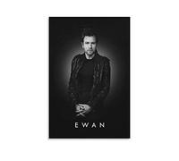YURUOXIMAO Impression sur toile Affiche Senza Cornice Ewan McGregor Picture Print Modern Family Bedroom Decor Posters 60 * 80cm