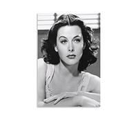 YURUOXIMAO Peinture d'art de mur de toile Senza Cornice Hedy Lamarr Poster Soggiorno Camera da letto Pittura Opera d'arte 30 * 50cm