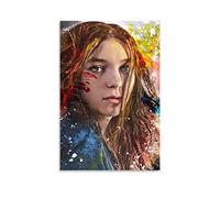 YURUOXIMAO Peinture Impression sur Toile Senza Cornice Bellezza ritratto ragazza poster e stampe arte murale arredamento moderno per la casa per camera da letto familiare 50 * 70cm