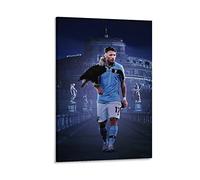 YURUOXIMAO Peinture Impression sur Toile Senza Cornice Ciro Immobile S.S. Lazio Art 2021 per Camera da Letto Wall Art Regali Decor per Uomo Donna 50 * 70cm