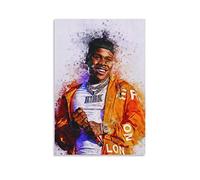 YURUOXIMAO Peinture Impression sur Toile Senza Cornice DaBaby-340 Tela decorativa Wall Art Soggiorno Poster Camera da letto 30 * 50cm