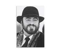 YURUOXIMAO Peinture Impression sur Toile Senza Cornice Luciano Pavarotti per Uomo Donna Poster Soggiorno Camera da letto Pittura Opera d'arte 50 * 70cm