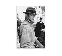 YURUOXIMAO Tableau Toile Decoration Senza Cornice Alain Delon Poster Decorazione Soggiorno Camera da letto Pittura 40 * 60cm