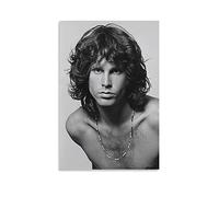 YURUOXIMAO Tableau Toile Decoration Senza Cornice Jim Morrison Poster Decorazione Soggiorno Camera da letto Pittura 60 * 80cm