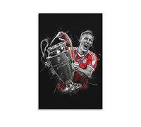 YURUOXIMAO Toile Peinture Senza Cornice Bastian Schweinsteiger Tela Wall Art Soggiorno Poster Camera da letto Decor Pittura 60 * 80cm