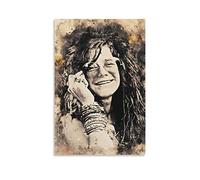 YURUOXIMAO Toile Peinture Senza Cornice Janis Joplin Poster, Wohnzimmer, Poster, Schlafzimmer, Gemälde 50 * 70cm