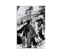 YURUOXIMAO Toile Tableau Senza Cornice Django Reinhardt Chitarrista Jazz Poster Canvas Wall Art Room Immagini per Camera da letto Regali Decor 40 * 60cm
