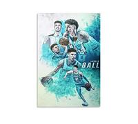 YURUOXIMAO Toile Tableau Senza Cornice LaMelo Ball Basketball Picture 6 Wall Decor Print per Office Living Room Home 50 * 70cm