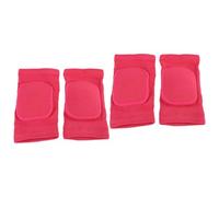 Yusat 2 Paires de Genouillères Haute élasticité pour Hockey, Volley-Ball, Basket-Ball avec Mousse épaisse, Absorption des Chocs, Tissu Respirant pour Course à Pied, Patinage, Yoga (M)