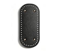 Yusat Base de Sac Ovale au Crochet avec Trous Pré-perforés, Paquet de 4 | Support en Tiges Métalliques Solides 22x10 Cm, Flexible Mais Résistant à la Déchirure, pour Sacs de Plage Tissés DIY en