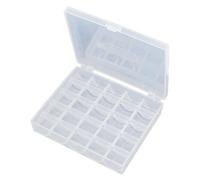 Yusat Boîte à Canettes à 25 Emplacements, Organisateur Vide Transparent, Rangement D'artisanat de Couture, étui en Plastique