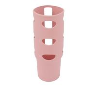 Yusat Botte de Tasse, Manchon de Protection de Tasse Facile à Nettoyer, Entièrement enveloppé, Antidérapant, Détachable pour le Voyage pour Tasses de 30 Oz (Rose clair)